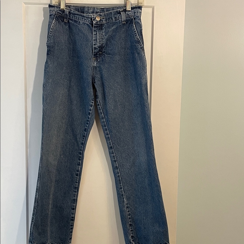 Wrangler Vintage High Rise Straight Leg Multi Pocket 100% Cotton Youth Size 16